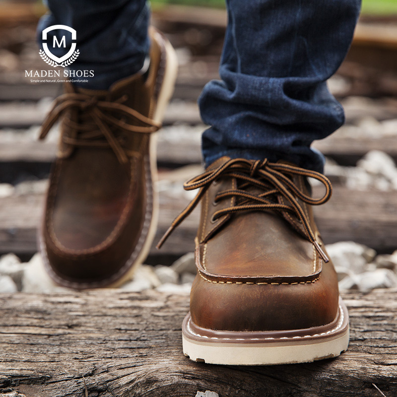 Maden Men's Vintage Dress Shoe - Men Formal Wear With Boots ulasan dan harga