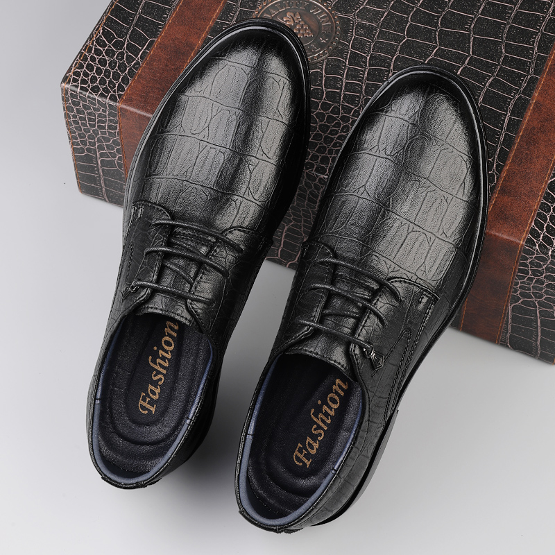 Men Formal Genuine Leather Cas - Formal Men Daily Wear Footwear ulasan dan harga