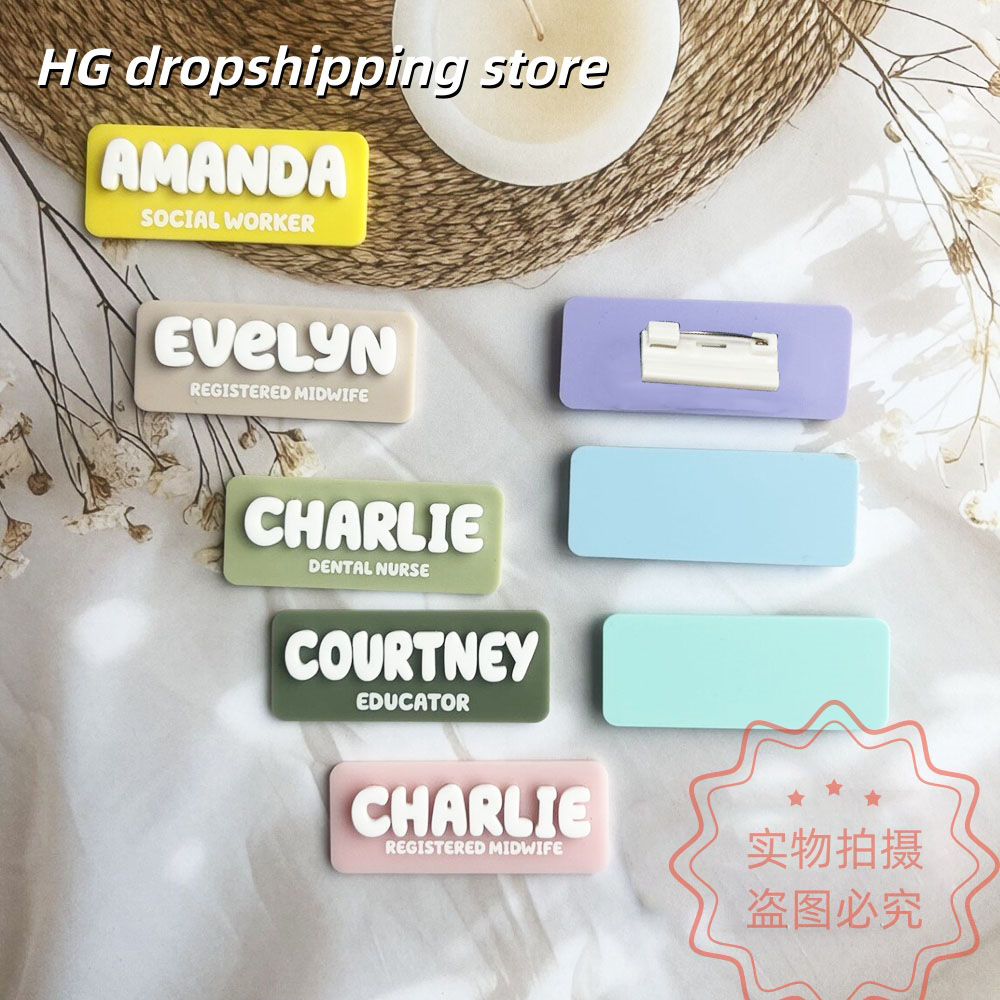 Custom Name Brooch Personalize - Tuxedo Lapel Pin ulasan dan harga