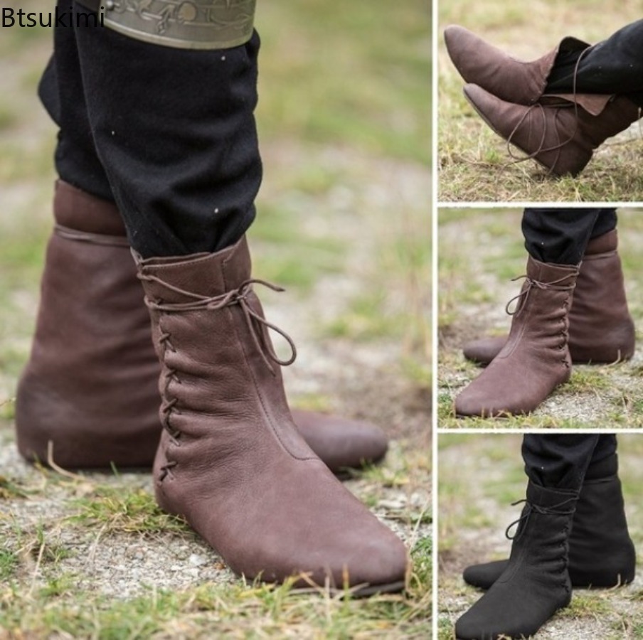 2026 Men's Medieval Victoria R - Men Formal Wear With Boots ulasan dan harga