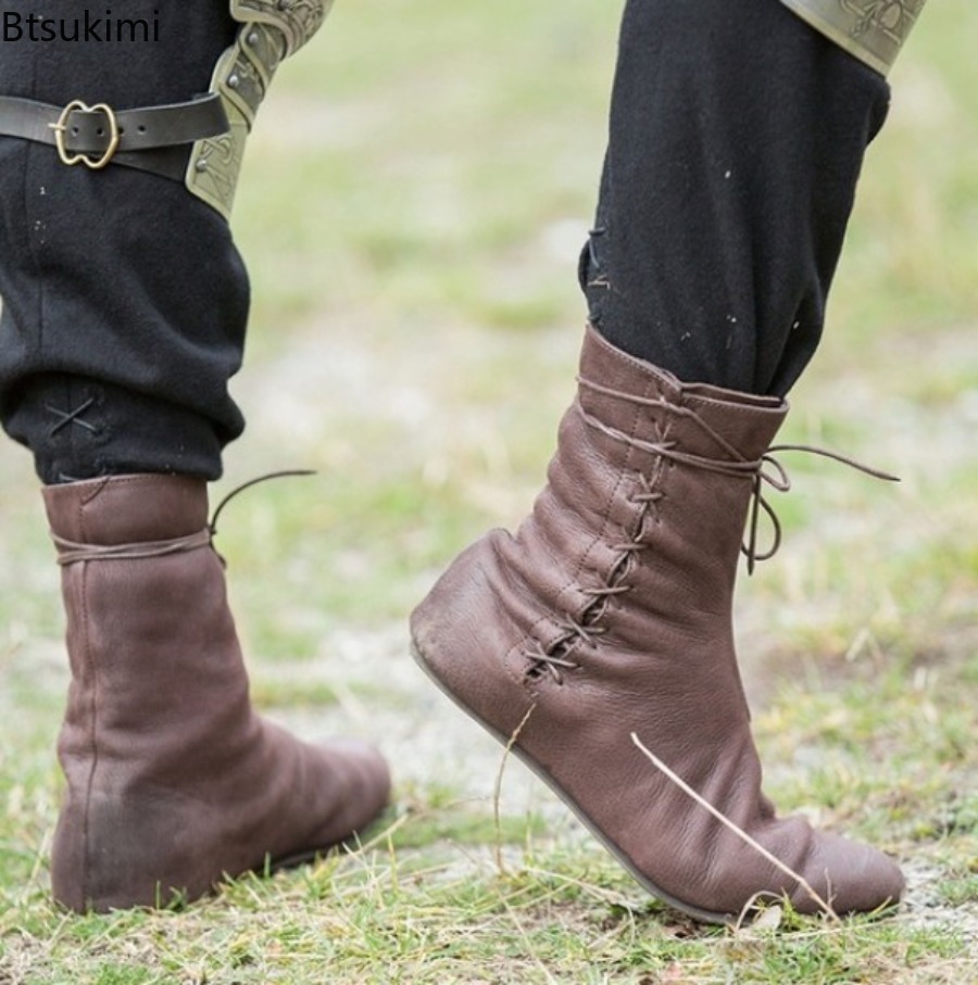 2026 Men's Medieval Victoria R - Men Formal Wear With Boots ulasan dan harga