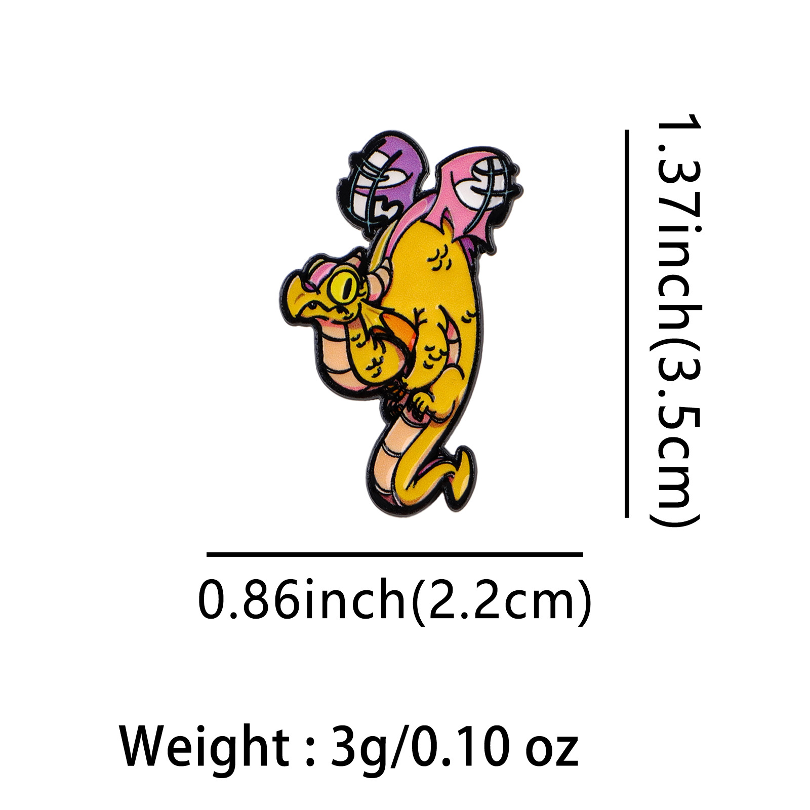 Enamel Pins Animal English Quo - Tuxedo Lapel Pin ulasan dan harga
