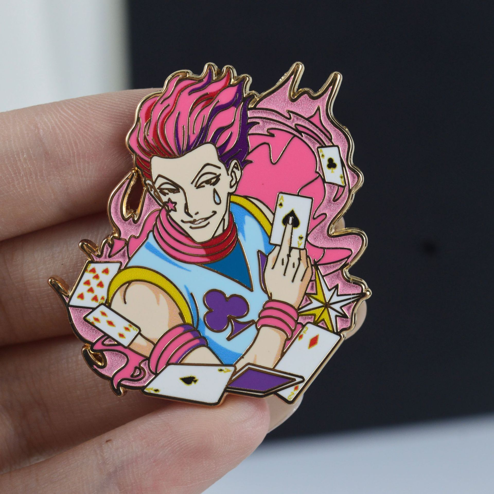 5pcs Japanese Anime Hunter Bad - Tuxedo Lapel Pin ulasan dan harga