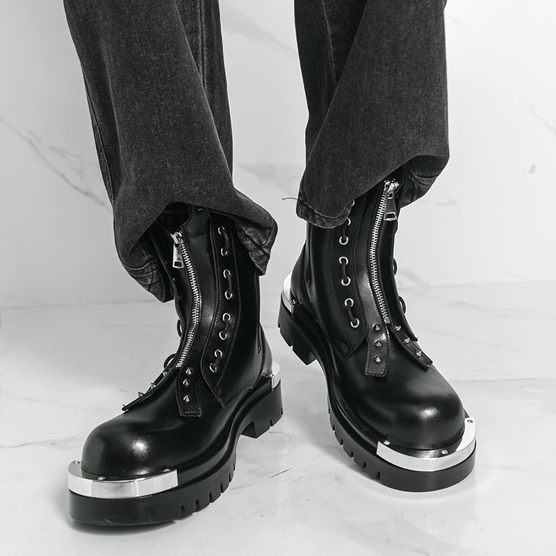 Men's thick soled boots Design - Men Formal Wear With Boots ulasan dan harga